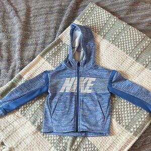 Nike Kids Blue Zip-Up Hoodie